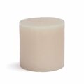 Zest Candle CPZ-072-12 3 x 3 in. Ivory Pillar Candles, 12PK CPZ-072_12